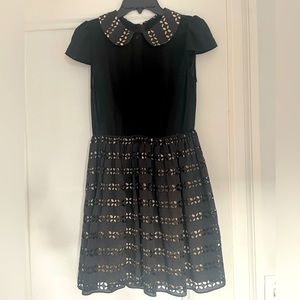 Alice + Olivia Cap Sleeve Dress in Black, Size 2